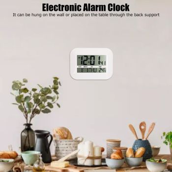 Electronic Alarm Clock Real Time Temperature Monitoring Ingenious Setting Desk Type Electronic Clock