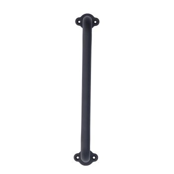 Barn Door Handle Black Carbon Steel Interior Wooden Door Matte Handle for Wooden Gate Shed Cabinet Door