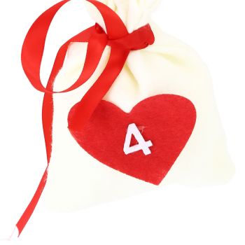 Christmas Advent Calendar Bags 31 Days Hanging Countdown Felt Gift Pockets for Party Festival Decoration