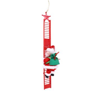 Electric Climbing Ladder Decoration Christmas Tree Hanging Pendant Festival Ornament for Party
