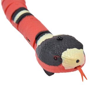 Interactive Cat Toy Smart Sensing Electronic Toy Snake Simulation Animal Model for Pet Obstacle Avoidance Training