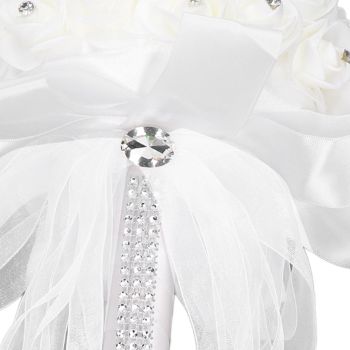 Holding Flower Simulation Design Environmentally Friendly Odorless Romantic Artificial Bouquet for Weddings Parties