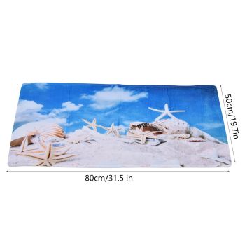 Home Entrance Carpet Anti Slip Soft Decorative Floor Mat for Bathroom Kitchen Living Room50x80cm