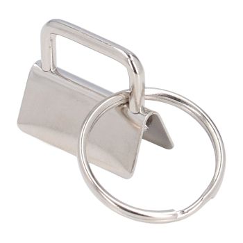 40PCS Key Fob Hardware DIY Craft Project Fine Workmanship High Hardness Iron Material Keychain Hardware