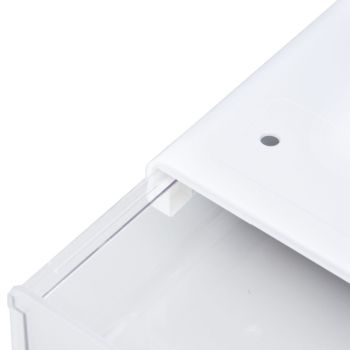 Acrylic Drawer Storage Concealed Acrylic Drawer Storage Holder with 3 Pastes for Home OfficeL
