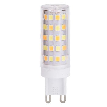 6PCS 66LED G9 Light Bulb 9W 85‑265V Small Ceiling Lamp Bulb 3 Light Color Wall Lamp Bulb for Home