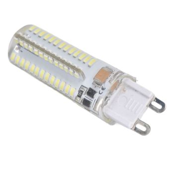 6Pcs G9 Silicone Bulbs 5W 104LED Light Bulb IP45 Waterproof for Home Chandelier Wall Lamp 220VWarm Light