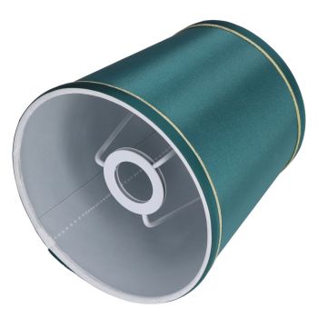 6PCS Fabric Lampshade Modern Simple Fabric Light Lampshade Phnom Penh Craftsmanship for E14 LampDark Green (PX198)