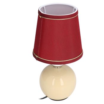 6PCS Fabric Lampshade Modern Simple Fabric Light Lampshade Phnom Penh Craftsmanship for E14 LampWine Red (PX43)