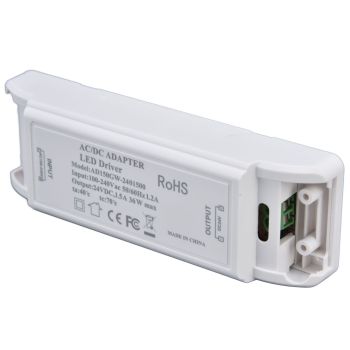 LED Driver 24V DC 1.5A 36W LED Power Supply Constant Current 24V Transformer AC100‑240V