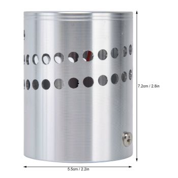 LED Aluminum Spiral Hole Wall Light Heat Resistance 3W Dimmable Spiral Lamp 90-100LM AC85‑265VPure White