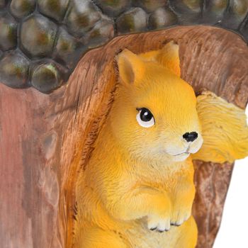 Solar Squirrel Stake Lights Outdoor IP67 Waterproof Squirrel Decorative Lights for Patio Yard Flowerbed Pathway
