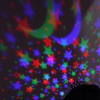LED Bluetooth Star Projector RGB Night Light USB Charging 4 Mode Star Projection Light for Bedroom