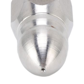 High Pressure Washer Spray Nozzle Stainless Steel Sewer Jetting Nozzle for Industrial Pipe Cleaning G1/4 Internal Thread