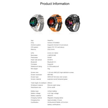 DTG9 Fitness Smart Watch, Waterproof Sports Watch,Black