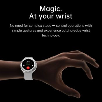 Watch8Classic-SU02 Smart Watch, Full Touch Screen Silicone Sports Wrist Watch for Men Women，White
