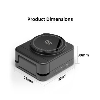 YF3 25W Foldable Rotatable Wireless Charger 3 in 1 Multi Device Charging Dock，white
