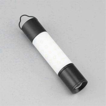 Outdoor Camping LED Telescopic Flashlight with Tripod Nuts,C