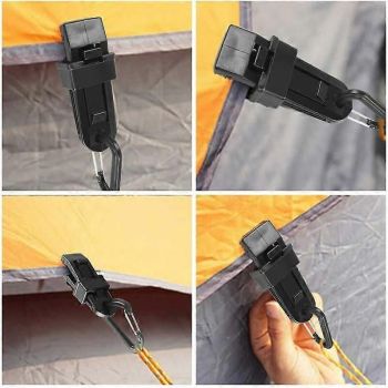 12 Pack Heavy Duty Tarp Clips, Outdoor Tent Clip for Holding Tarp, Car Sunshade, Pool