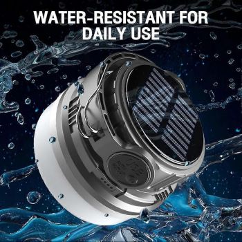 Portable Camping Light Waterproof USB Solar Charging 1500mah 3-Speed Adjustable Gray