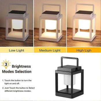 3000K Solar Light Outdoor USB Foldable Waterproof Camping Lantern Led Light Rechargeable Power Bank Portable Led Solar Lamp