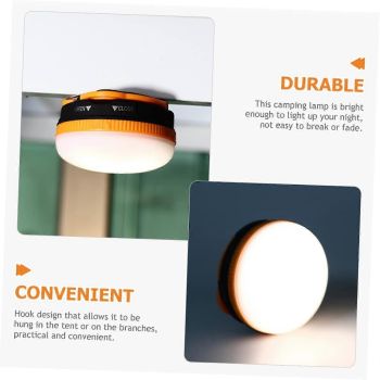 Camping Lantern Bright LED Tent Light Battery Powered Hanging Lamp for Outdoor Hiking Emergency