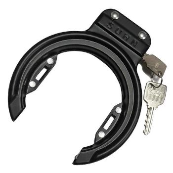 Outdoor Bicycle Horseshoe Lock - Fully Enclosed Steel Pipe Anti-Theft Lock with 2 Keys for Bicycles, Cycling and Gifts