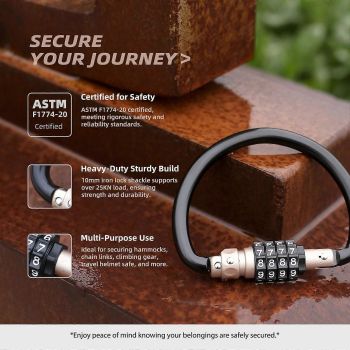 Secure 4 Digits Regulable Combination Padlocks Rustproof Zincs Alloys Bike Lock for Bicycles Storage Lockers -Blue