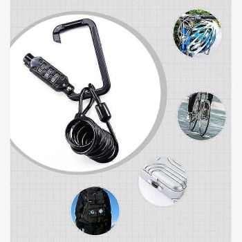 Bike Lock Combination 3 Digit Password Lock 2Pcs for Bicycle Use