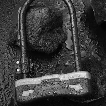 Durability Bike Lock Rusts Resistant Bicycles Lock Multifunction Key Lock for Various Cycling Enthusiasts -Light Grey