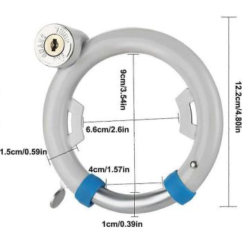 Bicycle lock, heavyduty antitheft security locks, brake locks for security discs, multifunctional round podlock, weatherproof construction