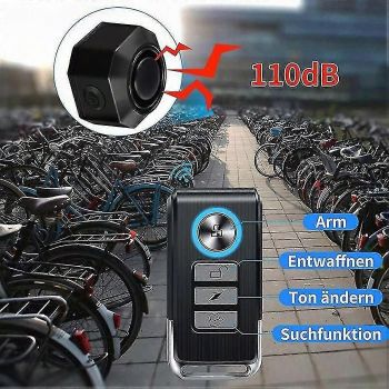 Bicycle Alarm System Bicycle Alarm System With Remote Control Wireless Motorcycle Bicycle Tracker