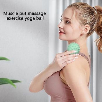 TPE Massage Ball for Deep Tissue Muscle Massage, Trigger Point relaxation, Yoga, Fitness and Muscle support - Pink