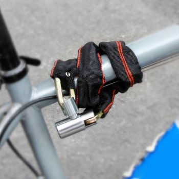 Bicycles Lock Heavy Duty Cycling Locks for Cycle, Motorcycle, Bicycles Locks High Security Bike Chain Lock with 2 Key Multicolor - 165cm