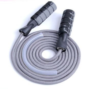 Jump Rope, Professional Weighted Cotton Jump Rope Workout, Adjustable Tangle-free With Ball Bearings Exerciser Jump Rope