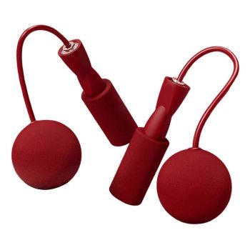 Cordless Jumping Rope Gym Exercise Fitness Weighted Jump Rope - Red