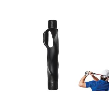 Golf Club Grip Trainer Attachment for Improved Hand Positioning -Black