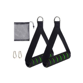 Yoga Strength Trainer Pull Down Home Gym Exercise Handles Replacement Fitness Equipment for Pilates -Red