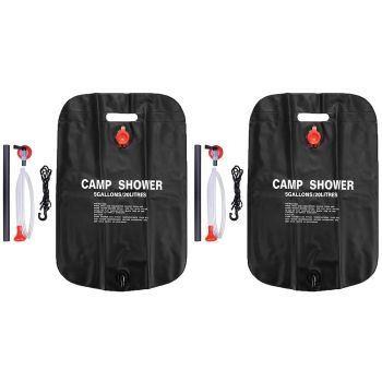20L Camp Shower Bag Portable Solar Shower Bag Outdoor Shower Bag