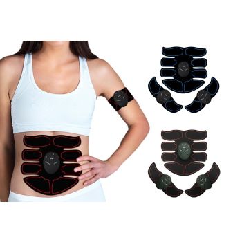 3Pcs Muscle Training ABS Stimulator Stimulator -Red