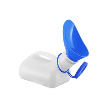 1000ml Adult Urinal with Lid and Portable Urine Bottle for Travel Camping and Car Use