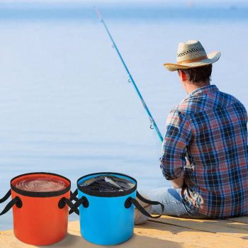20L Collapsible Bucket with Handle for Outdoro Travel Camping Fishing