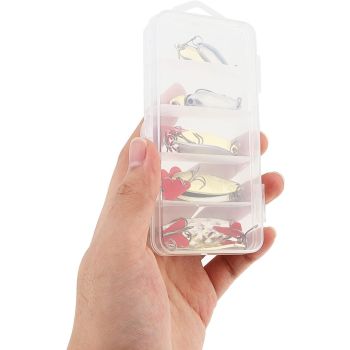 10 Pcs Metal Spoon Shaped Fishing Lure Set for Trout, Bass