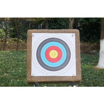 30Pcs Archery Targets Paper 10 Ring Bow Arrow Targets Face