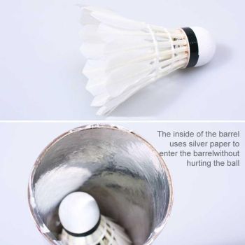 12 PCS Duck Feather Badminton Training Ball