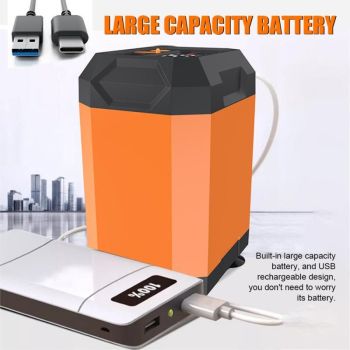 Portable Cordless Camping Shower - Rechargeable 5400mAh Electric Shower Pump with 3 Modes 2m Hose