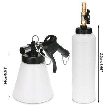 Air Brake Bleeder Clutch Vacuum Bleeding Extractor Fluid Fill Adapter Kit Set