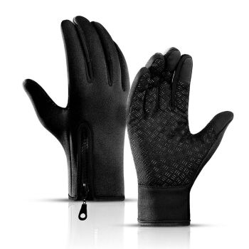 Touch Screen Snow Cycling Hand Gloves - Pink L
