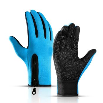 Touch Screen Snow Cycling Hand Gloves - Grey XL