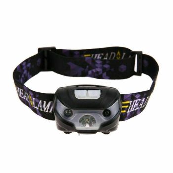 Headlamp Flashlight USB Rechargeable 1200 mAh Super Bright White LED Waterproof Bright Flashlight for Outdoors (2 Pack)
